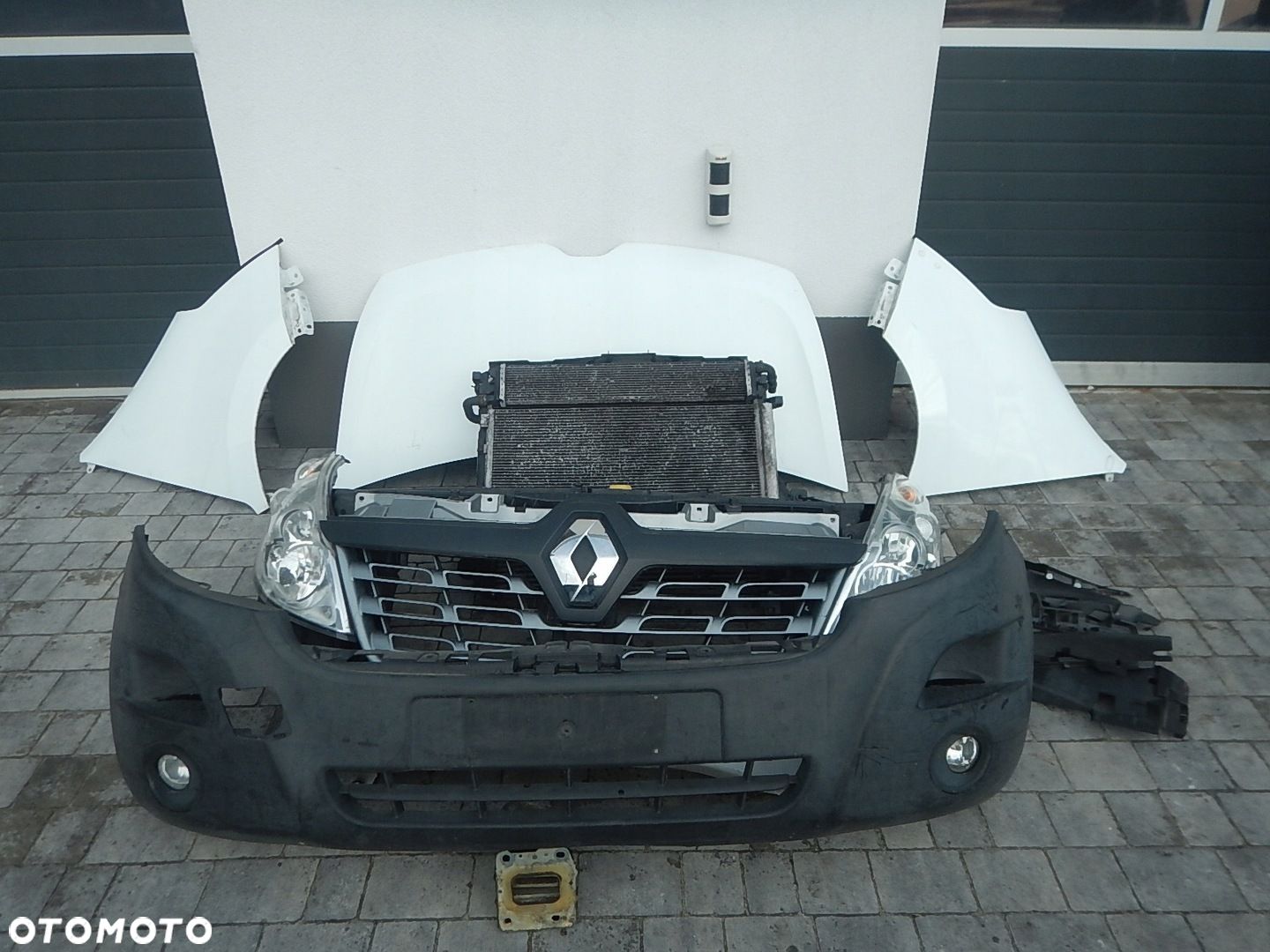 KOMPLETNY PRZOD MASKA ZDERZAK BLOTNIKI LAMPY PAS RENAULT MASTER III 2016-19 - 1