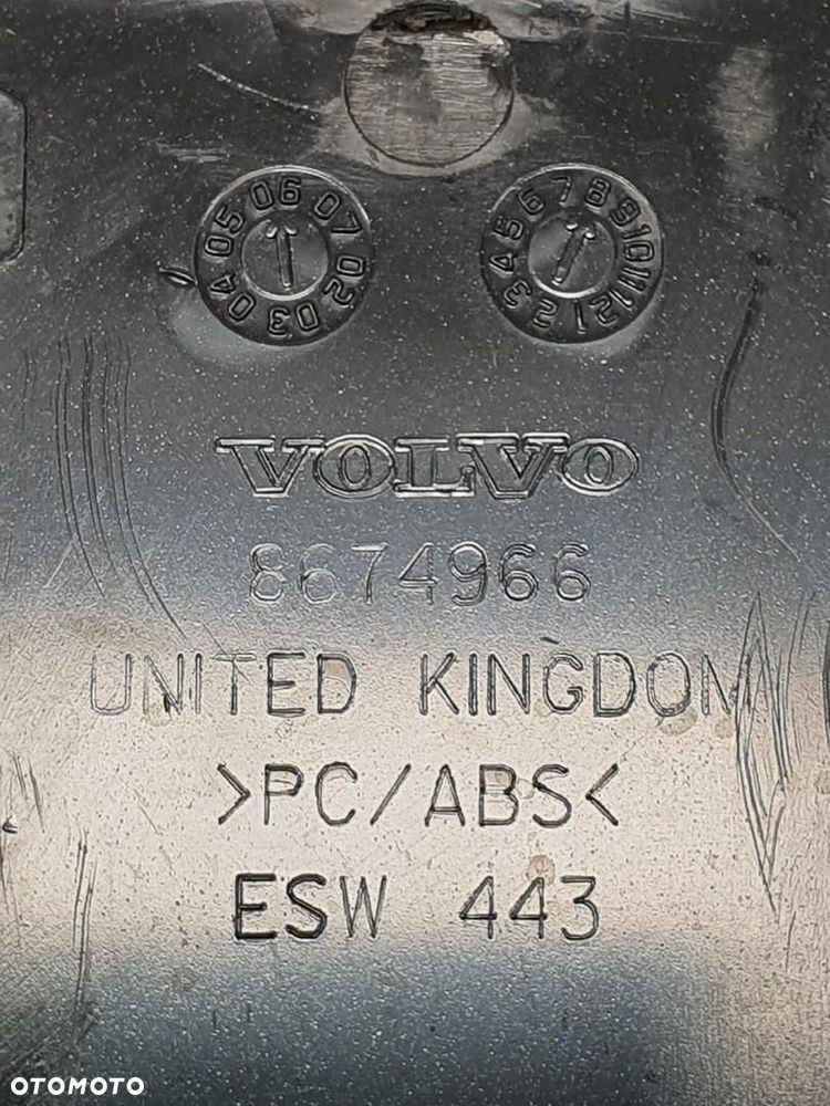 LISTWA OSŁONA DEKOR POPIELNICZKI VOLVO XC90 I 8674966 - 5