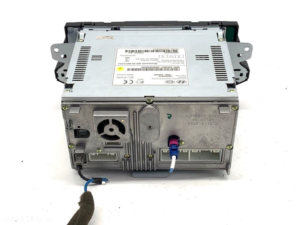 RADIO  KIA CEE'D (JD) 2012 - 2018 1.4 CVVT 73 kW [100 KM] benzyna 2012 - 2018 96560-A2020WK - 3