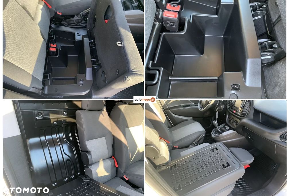 Fiat DOBLO VAN 3 osobowy VAT-1 Homologacja cięż. MOCNY SILNIK 1.6 MultiJet, 105KM Emisja spalin Euro6, Skrzynia biegów 6-cio stopniowa! ORYGINALNA ZABUDOWA PAKI, BOCZNE DRZWI PRZESUWNE, RADIO Z EKRANEM DOTYKOWYM , MULTIFUNKCYJNA KIEROWNICA - 10