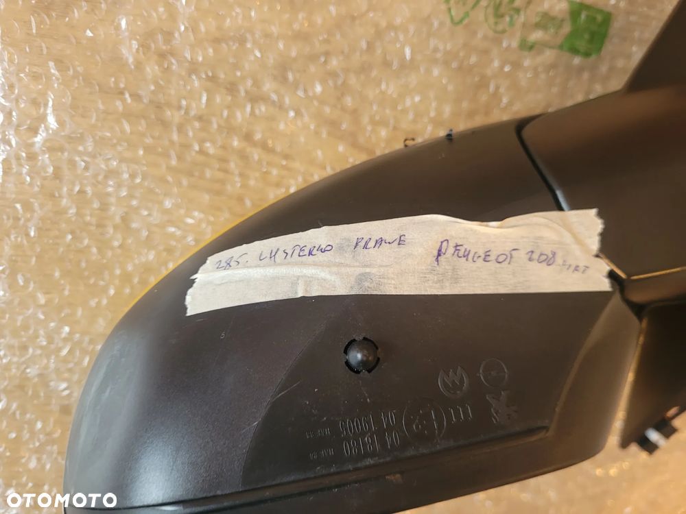 Lusterko Prawe Boczne Elektryczne 6+2 Pin Peugeot 208 II Lift Europa 0418180 - 8