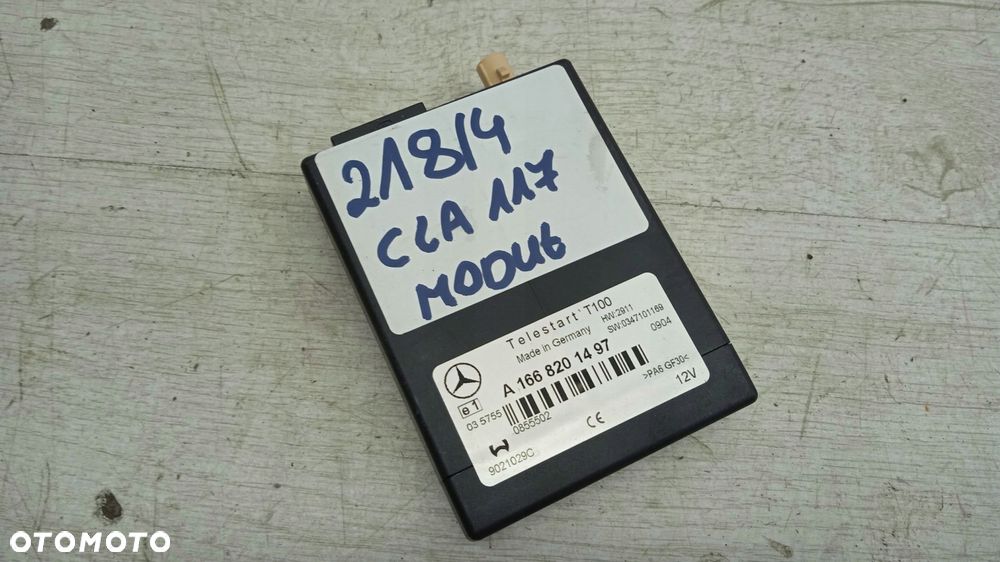 mercedes cla w117 13-17 moduł telestart t100 webasto - 1
