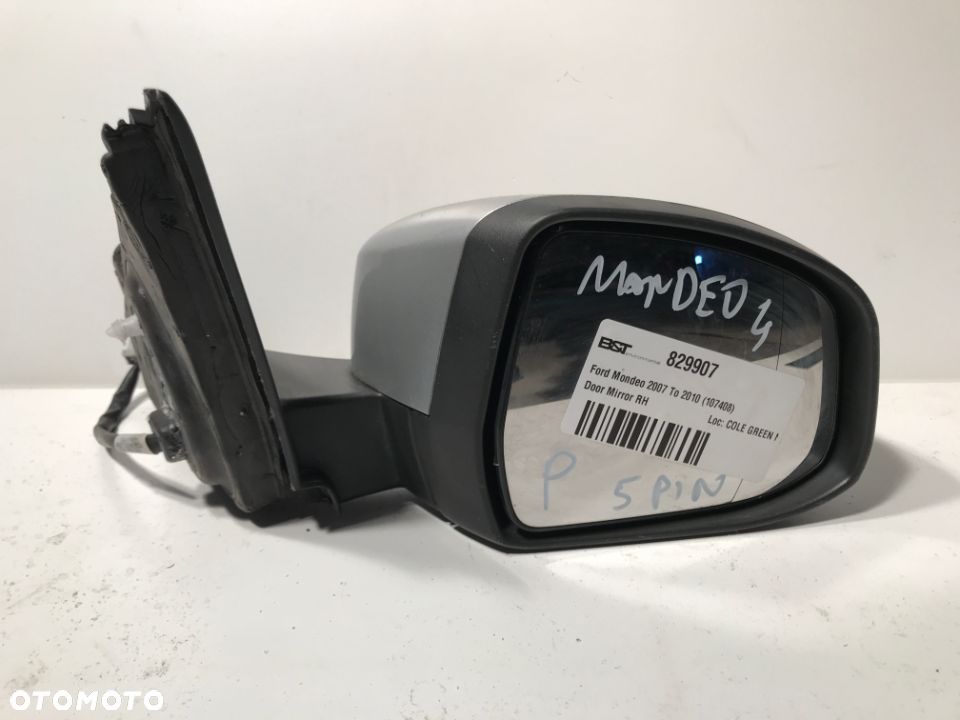 LUSTERKO PRAWE FORD MONDEO MK4 IV ELEKTRYCZNE  SREBRNY 66 03 5PIN WYSYŁKA! - 2