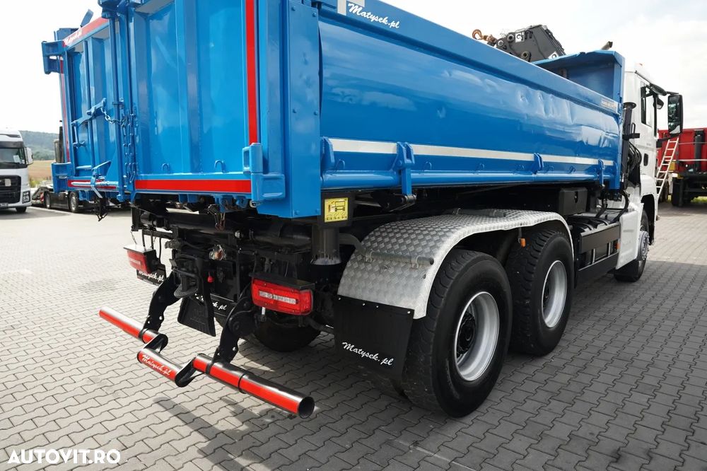 MAN TGS 33.420 / 6x4 / BASCULĂ 3 LATE / 2x HIDRODECKER + HIAB 158 E-2 HDS / MAX 5.900 / AUTOMAT / EURO 6 - 20