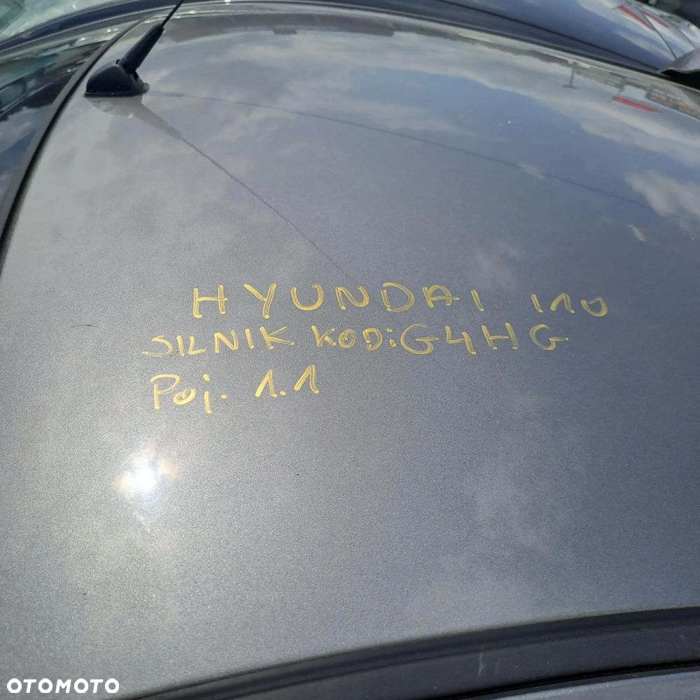 Hyundai i10 1,1 - CZĘŚCI, kod silnika G4HG - 3