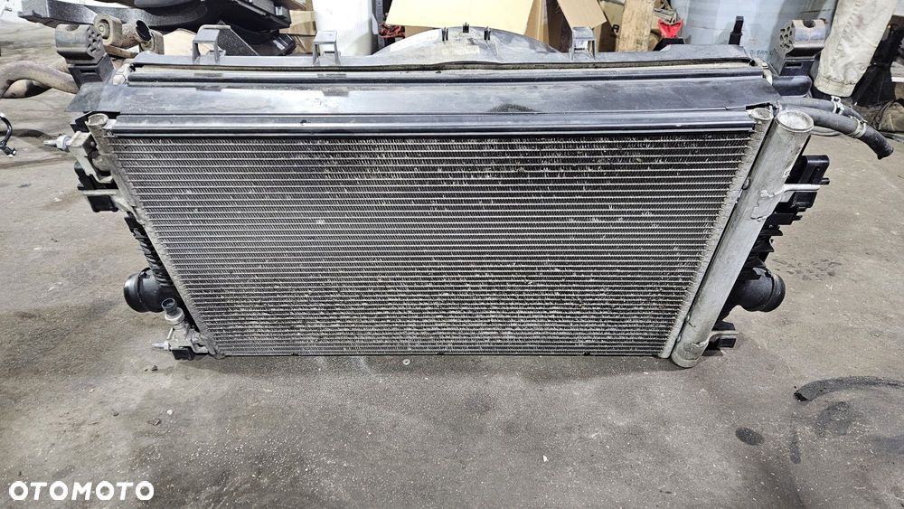 Chłodnice wentylator automat 1.4t turbo A14NET opel astra j IV 4 kompl - 3