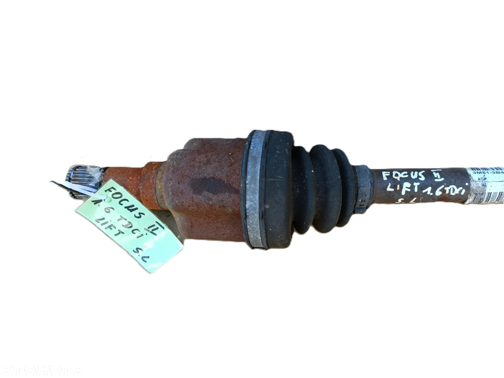FORD FOCUS II MK2 04-11 LIFT 1,6 TDCI PÓŁOŚKA PÓŁOŚ LEWA KRÓTKA * - 2