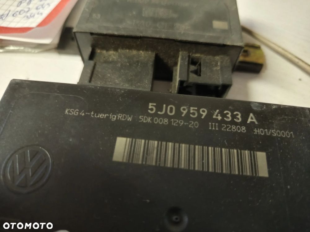 MODUŁ STEROWNIK KOMFORTU SKODA FABIA II ROOMSTER 5J0959433A - 3