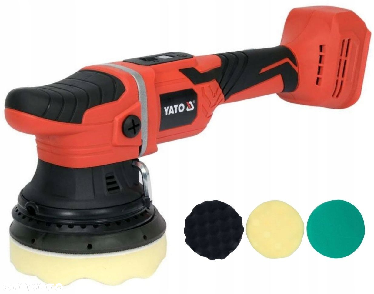 YATO YT-82925 POLERKA SAMOCHODOWA AKU 18V  3GĄBKI - 9