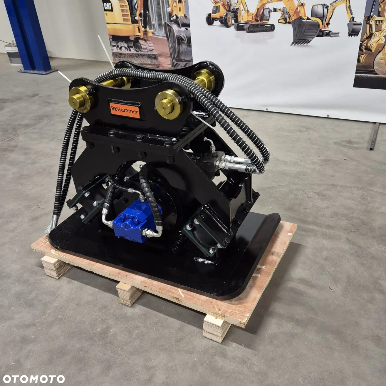 Zagęszczarka Płytowa Hydrauliczna maszyny 5-9T 3CX, 8035-8045 BK Hammer - 8
