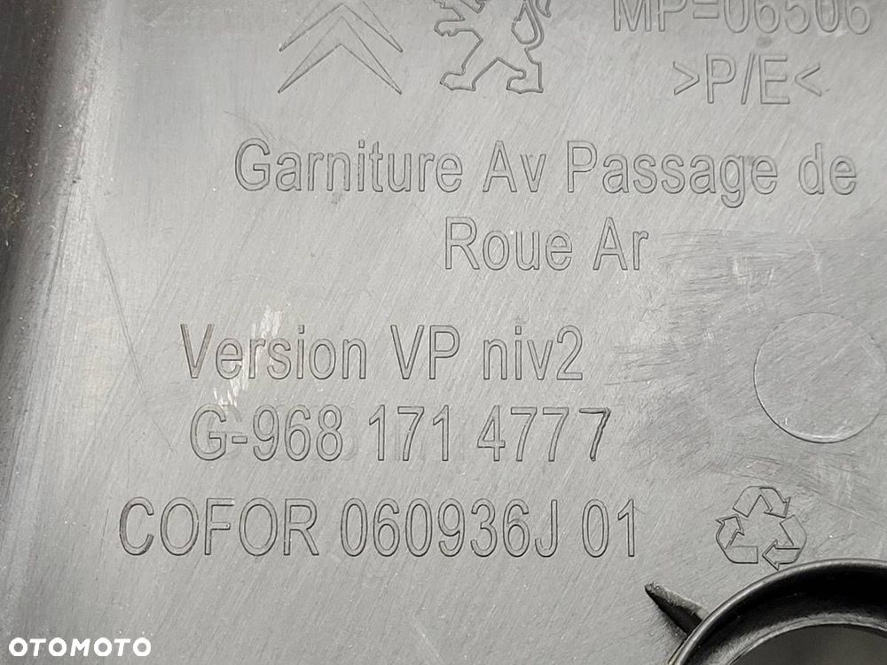 BOCZEK BAGAŻNIKA LEWY PEUGEOT PARTNER II BERLINGO II EUROPA - 19