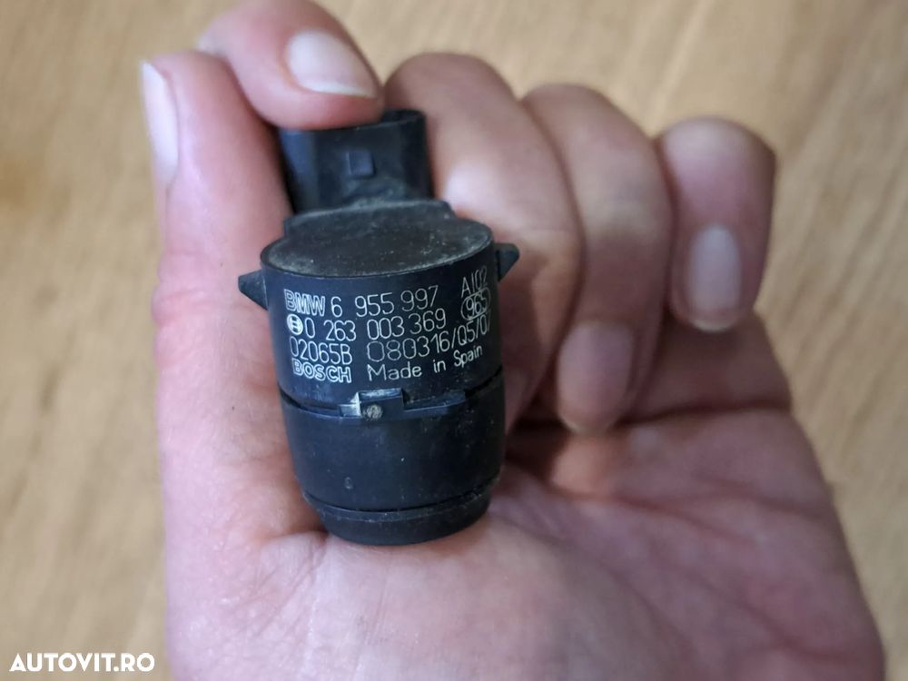 Senzor parcare PDC gri inchis metalizat Sparkling Graphite Original BMW E81 E87+LCI E90+LCI E91+LCI E92+LCI E93+LCI E84 E89 - 3