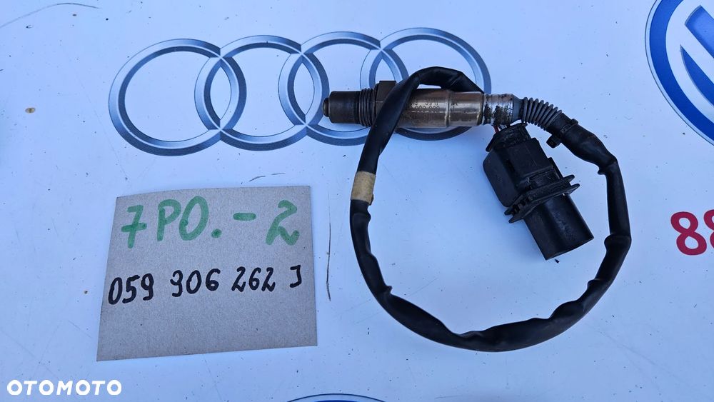 VW Touareg II 7P 2010- 3.0 TDI Sonda Lambda Czujnik temperatury spalin 059906088BG 059906262J 059906088BF 059906088BE - 3