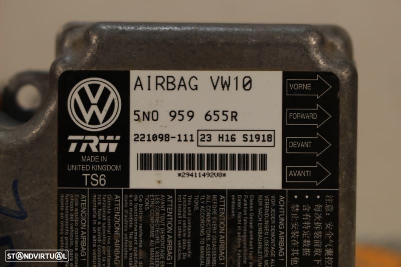 Centralina De Airbags Volkswagen Passat (362)  5N0959655r / 221098 111 - 3