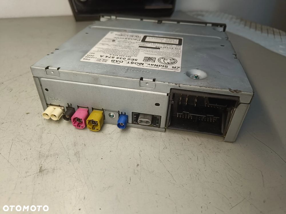 Radio Nawigacja Skoda Octavia 3 III Wyświetlacz Czytnik Multimedia Napęd 5E0035874A 5E0919605D - 8