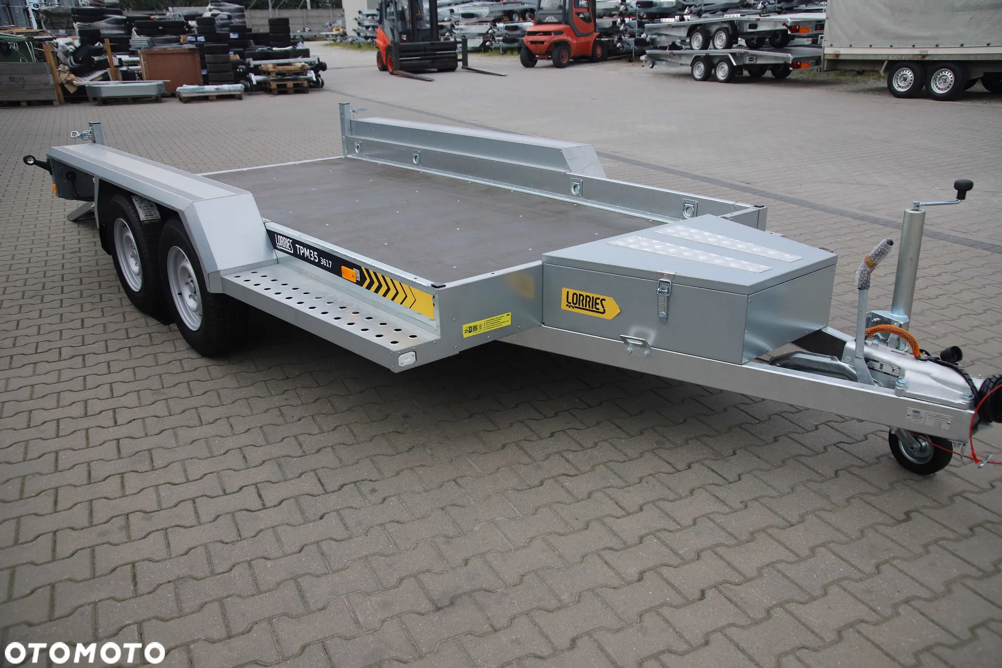 Lorries TPM35-3617 przyczepa do transportu maszyn budowlanych i minikoparek - 16