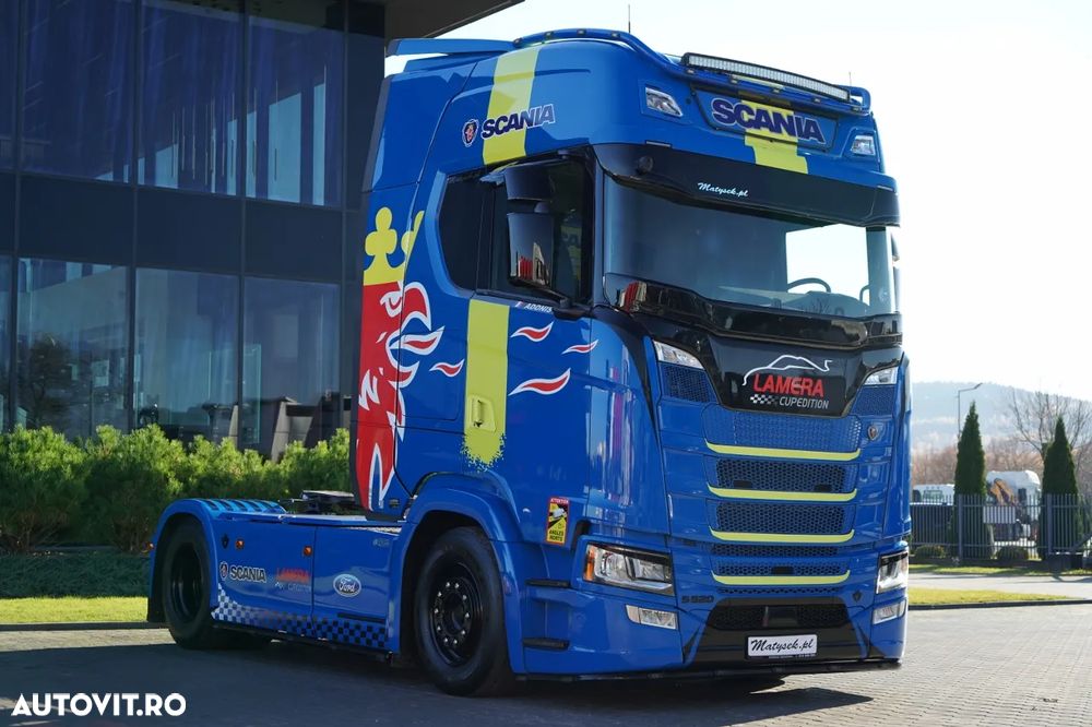 Scania S 520 / V8 / RETARDER / I-PARK COOL / COMPLET AIRMATIC / PIELE / ANVELOPE 100% - 1