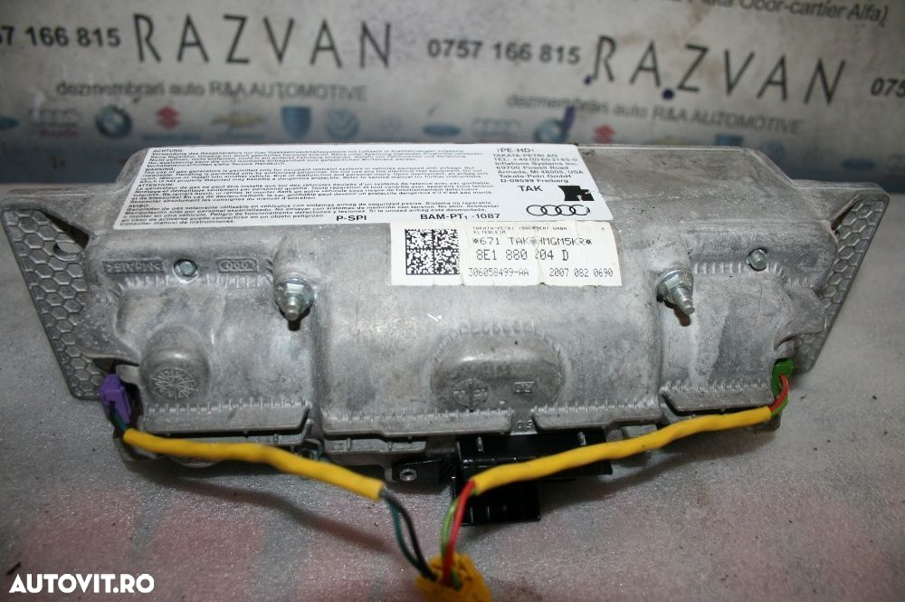 Airbag Pasager Audi A4 B7 An 2004-2008 Dezmembrez Audi A4 B7 2.0 BPW - 2