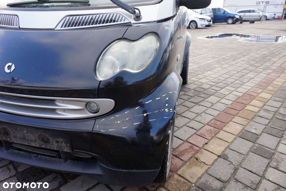 MASKA ZDERZAK BŁOTNIKI LAMPY FORTWO I LIFT 450 EA4  SMART 2003-2007 CZARNY PRZÓD KOMPLETNY - 10