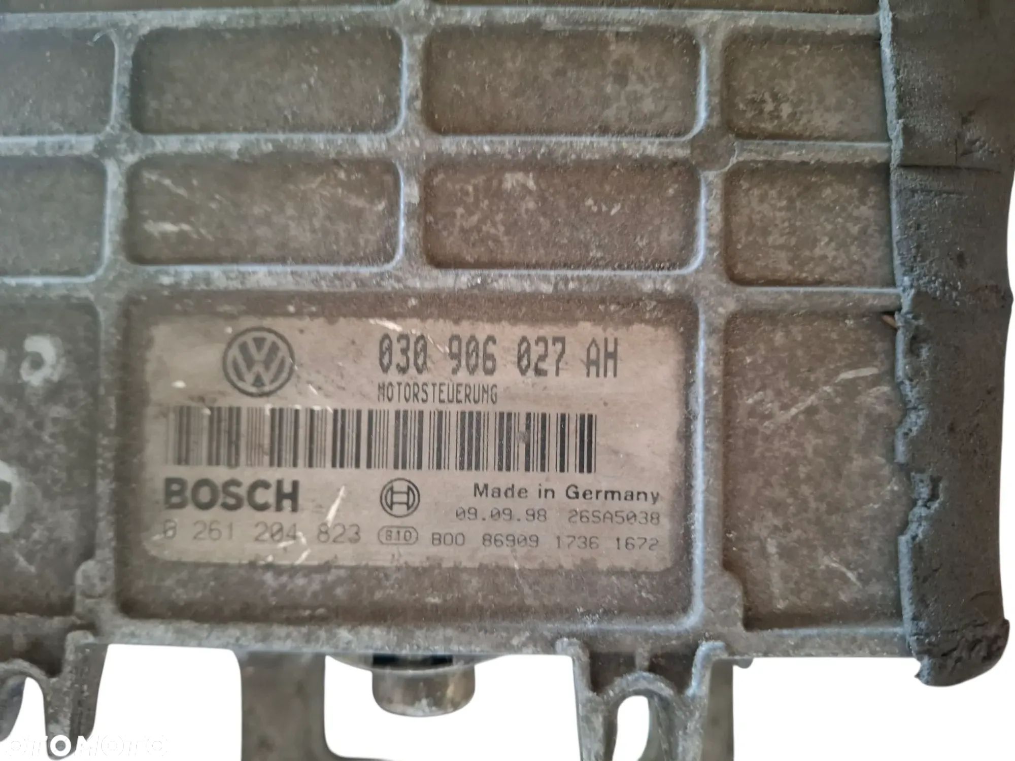 KOMPUTER STEROWNIK SILNIKA 1.0MPI VW LUPO 030906027AH SLASK WYSYLKA - 1