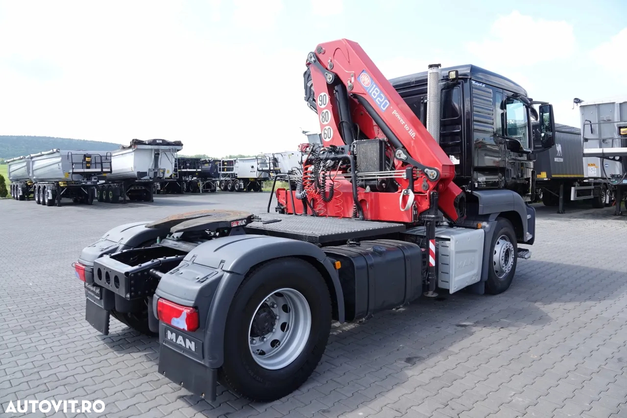 MAN TGS 480 / HDS HMF 1820 / RAZA 17,5 m / EURO 6 / MANUAL / RADIO CONTROL / TRACTOR - 11