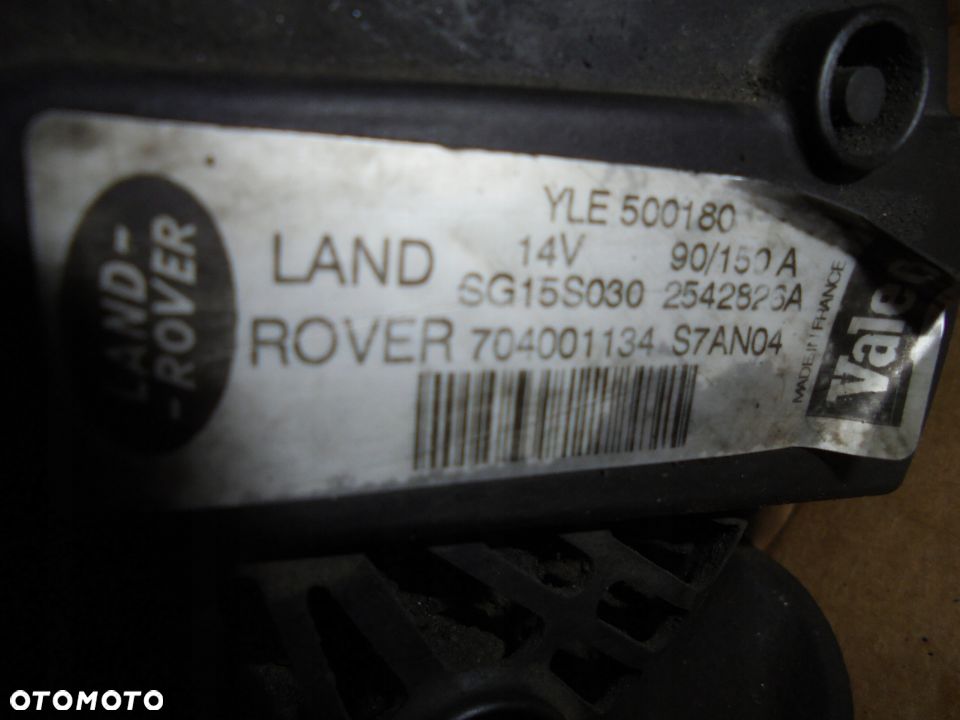 Alternator prądnica RANGE ROVER VOGUE L322 3.0D 2542826A - 3