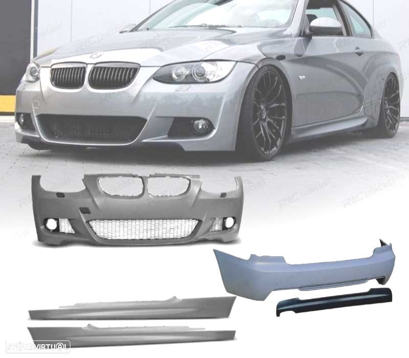 KIT CARROÇARIA BMW E92 93 06-09 LOOK M SEM PDC - 1