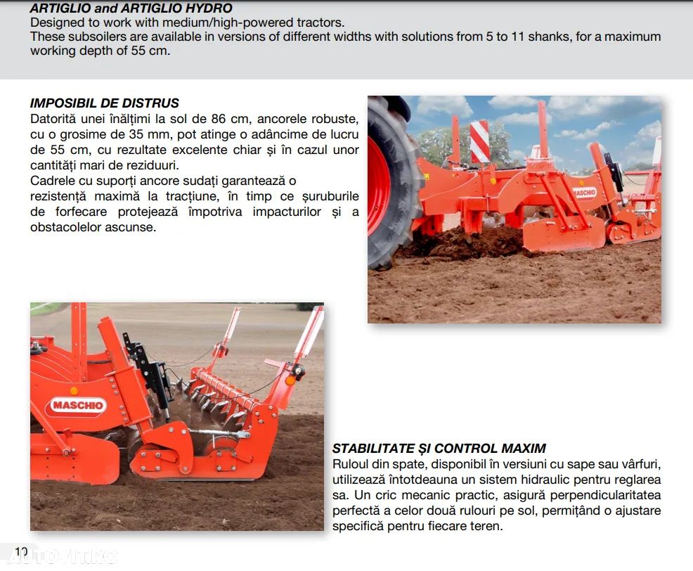 Maschio ARTIGLIO 250/5, 300/7, 400/9 - 10