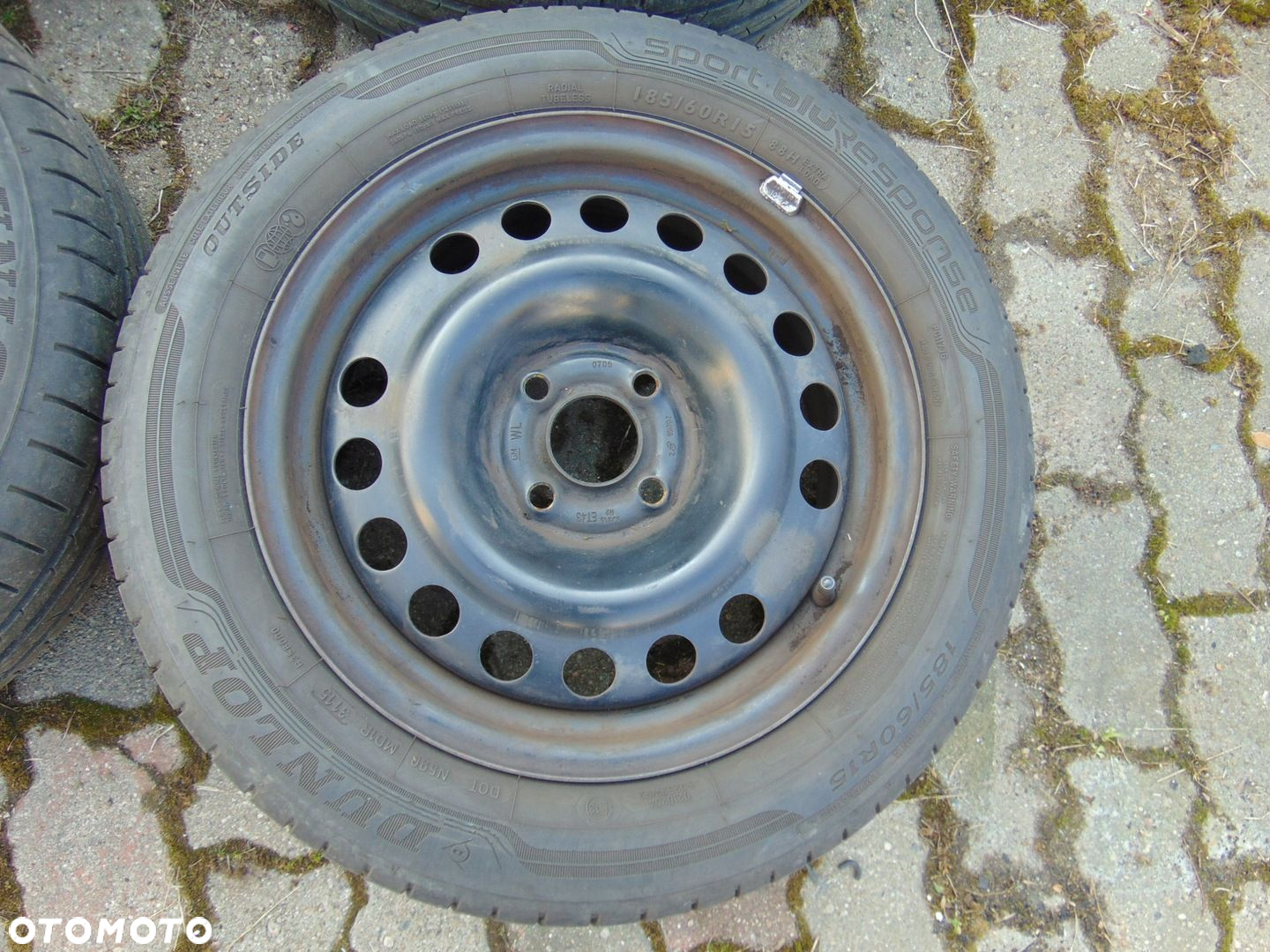 KOŁA FELGI STALOWE OPONY OPEL 4X100 R15 185/60 R15 ET43 LATO LETNIE - 3