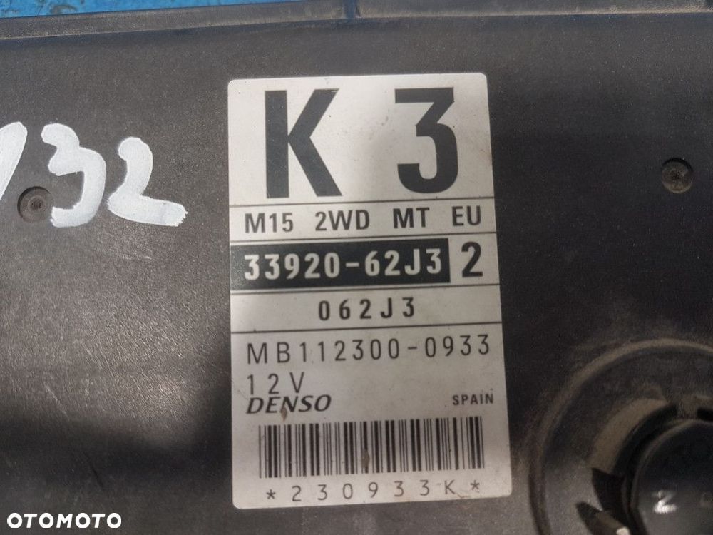 SUZUKI SWIFT IV 05-10 STEROWNIK SILNIKA 1.5 33920-62J3 - 2