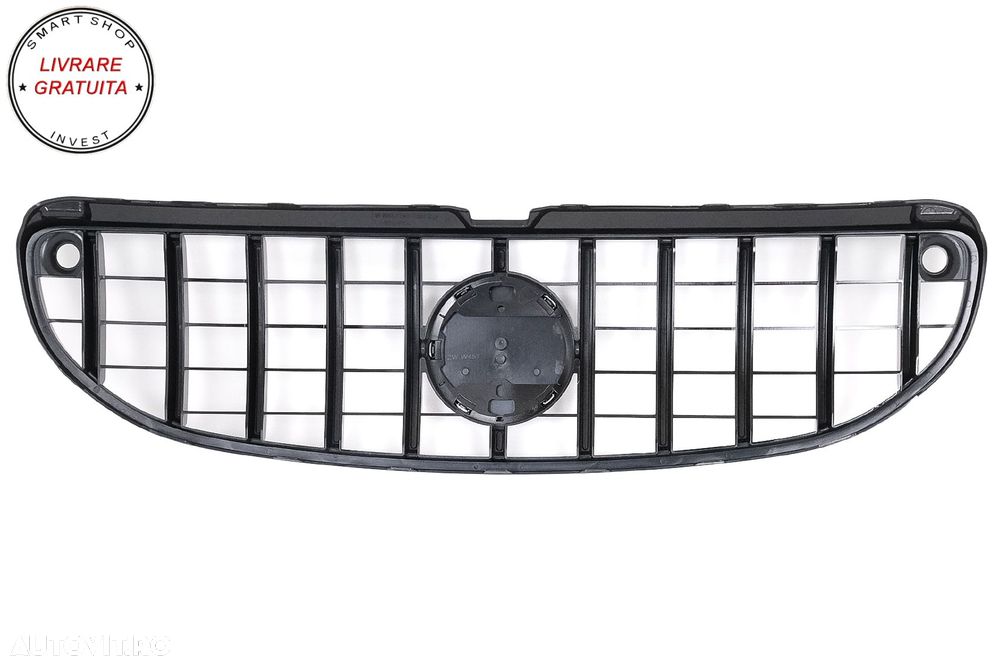 Grila Centrala Smart ForTwo C453 A453 Coupe Cabrio (2014-2019) GTR Design- livrare gratuita - 5