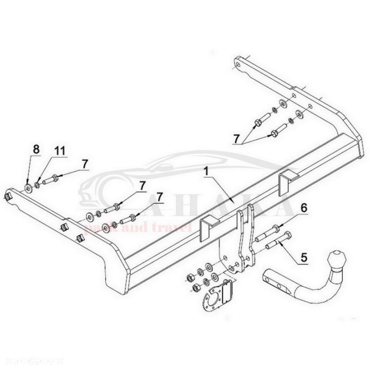Hak Holowniczy Odkręcany Do Ford S-Max 2006-2015 - 5