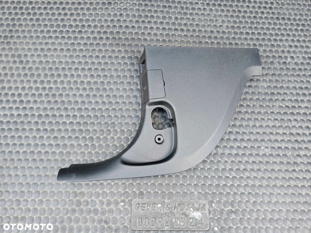 Osłona Słupka Progu Plastik Zaślepka Tapicerka Wnętrza Czarne BMW 3 E90 E91 LCI Lift - 3
