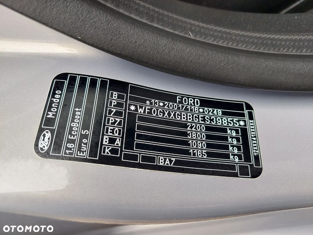 Ford Mondeo 1.6 Eco Boost Start-Stopp Ambiente - 6