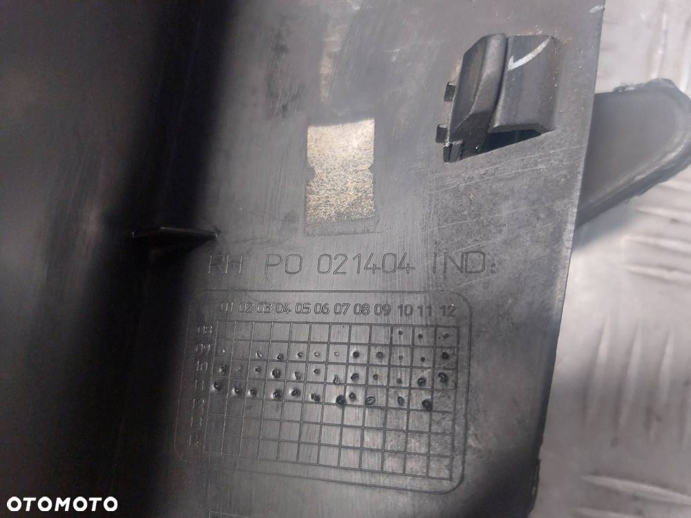 KRATKA ZDERZAKA PRZÓD ŚRODKOWA RENAULT CLIO III LIFT PO019401 - 5