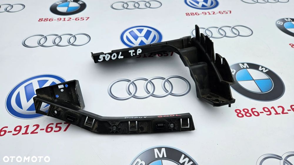 Fiat 500L Komplet ślizgów zderzaka tylnego na prawą stronę Ślizgi tył prawy Ślizg Mocowanie 51886091 51891338 - 2