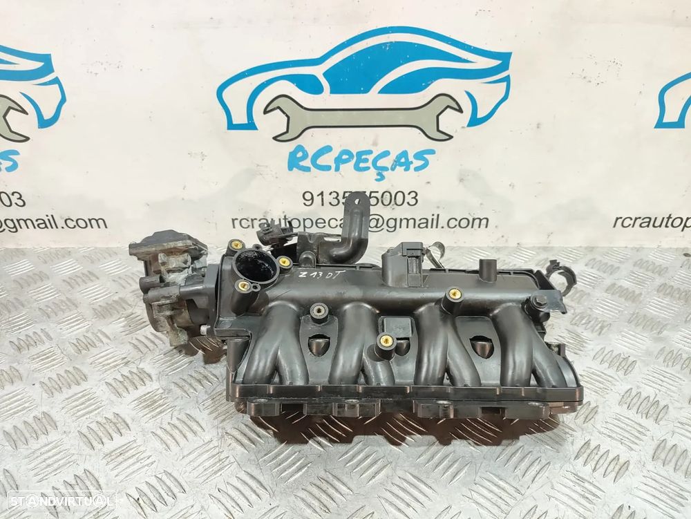 Coletor de admissão com sensor de pressão e borboleta Opel - 1