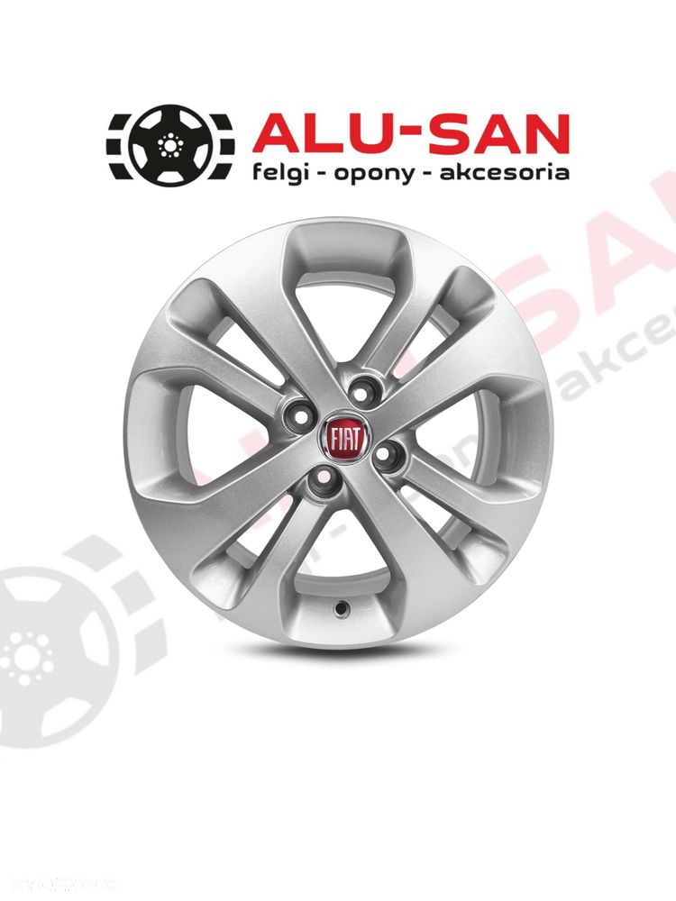 NOWE Alufelgi 16" FIAT Grande Punto Evo Punto Van 124 Spider - Srebrne