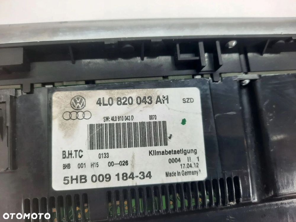 PANEL KLIMATYZACJI AUDI Q7 4L LIFT 4L0820043AH - 6
