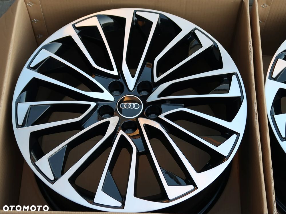 Oryginalne Felgi Audi A6 C8 A4 Q5 19'' BiColor Black - 6
