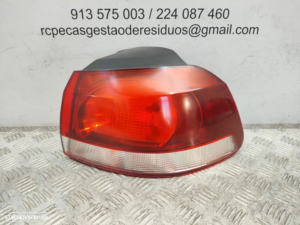 Farolins traseiros trás direito esquerdo originais Volkswagen Golf VI 5K Carro 3 e 5 portas de 2008 a 2013 - 7