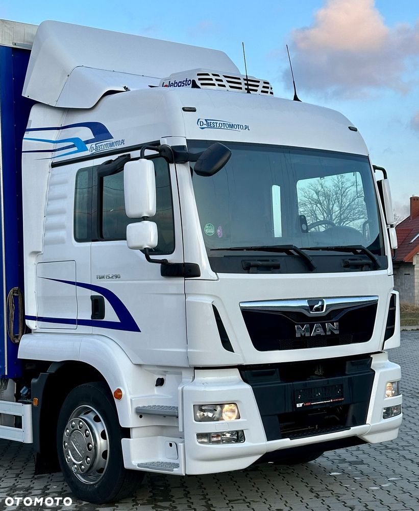 MAN TGM 15.290 / FIRANKA / 20 EUROPALET / AUTOMAT / SYPIALKA / DMC 16 T / 8 400 KG ŁADOWNOŚĆ - 7