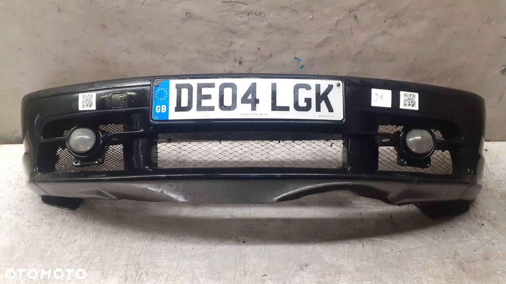 []  ZDERZAK PRZÓD PRZEDNI BMW E46 COUPE CABRIO M POWER PAKIET SHWARZ 2 CZARNY HALOGENY - 1