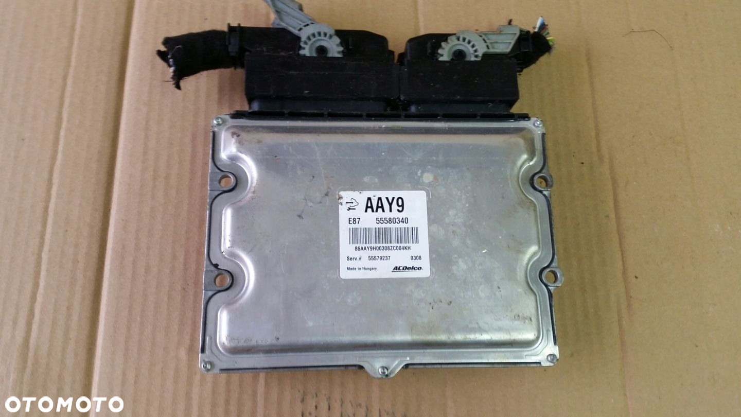 OPEL MERIVA B KOMPUTER STEROWNIK ECU SILNIKA 1.7 CDTI 55580340 AAY9 - 2