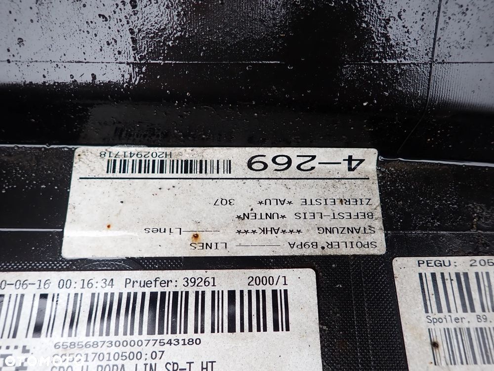 TYLNY ZDERZAK TYŁ AUDI S4 B9 8W9807511S - 6