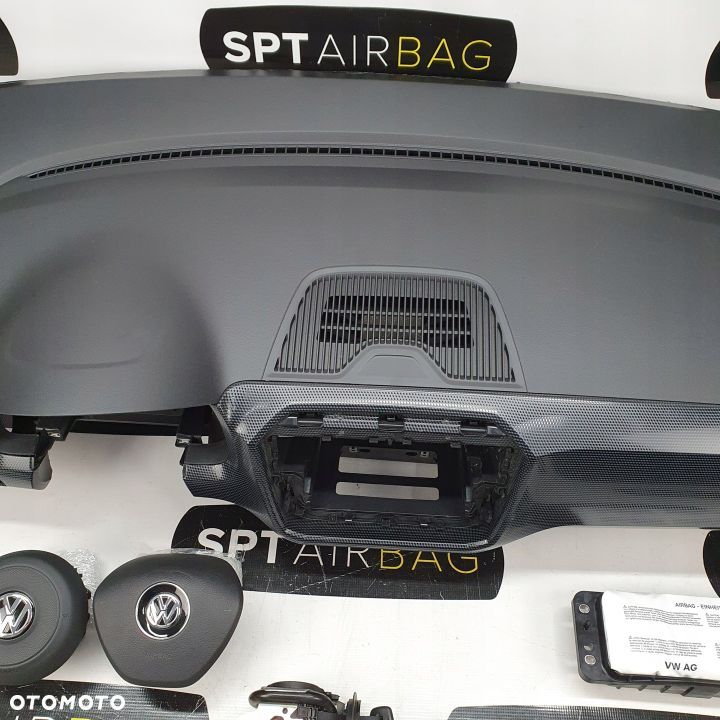 VW UP! UP LIFT DESKA ROZDZIELCZA KONSOLA KOKPIT PULPIT PODUSZKI AIRBAG AIR BAG PASY KIT SET - 3