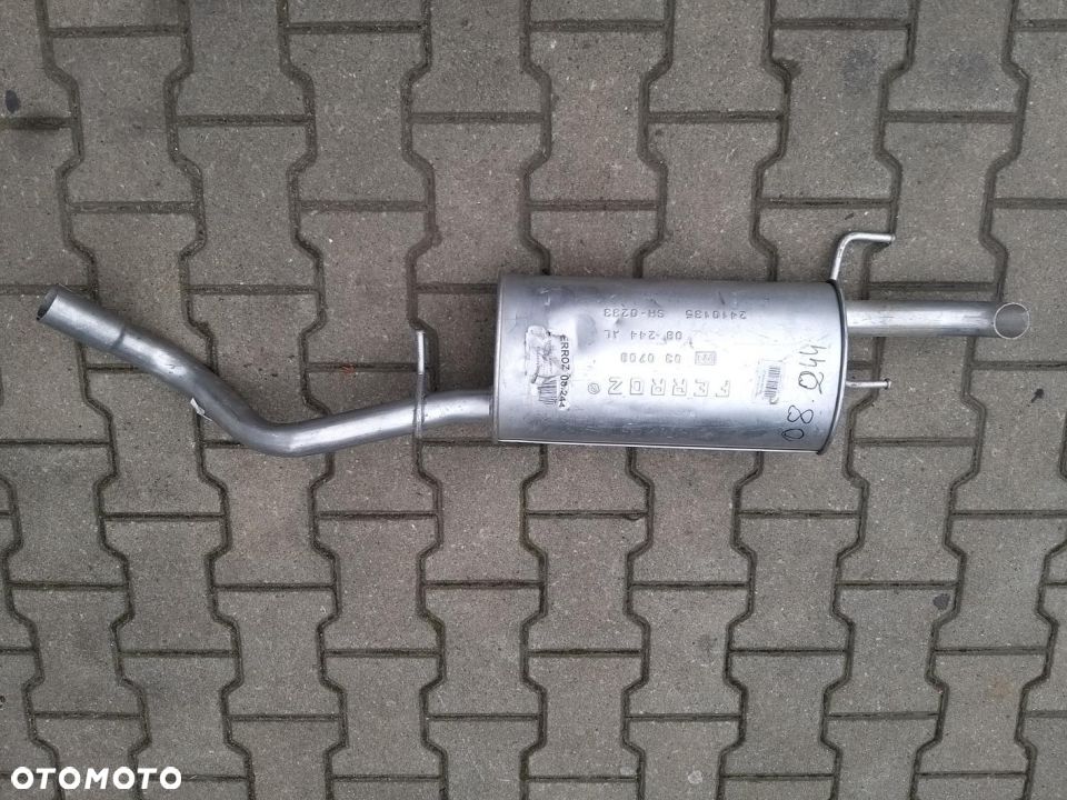 TŁUMIK KOŃCOWY TYLNY  FORD ESCORT CLASSIC, ESCORT VI 1.6 01.95-07.00