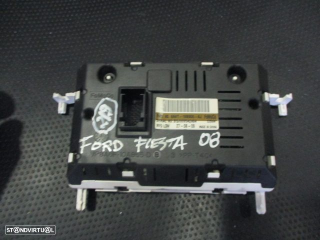 Display Relogio 8A6T18B955AJ FORD FIESTA 2008 FORD FIESTA 4 FASE 1 2009 1.4TDCI 70CV 5P PRETO - 1