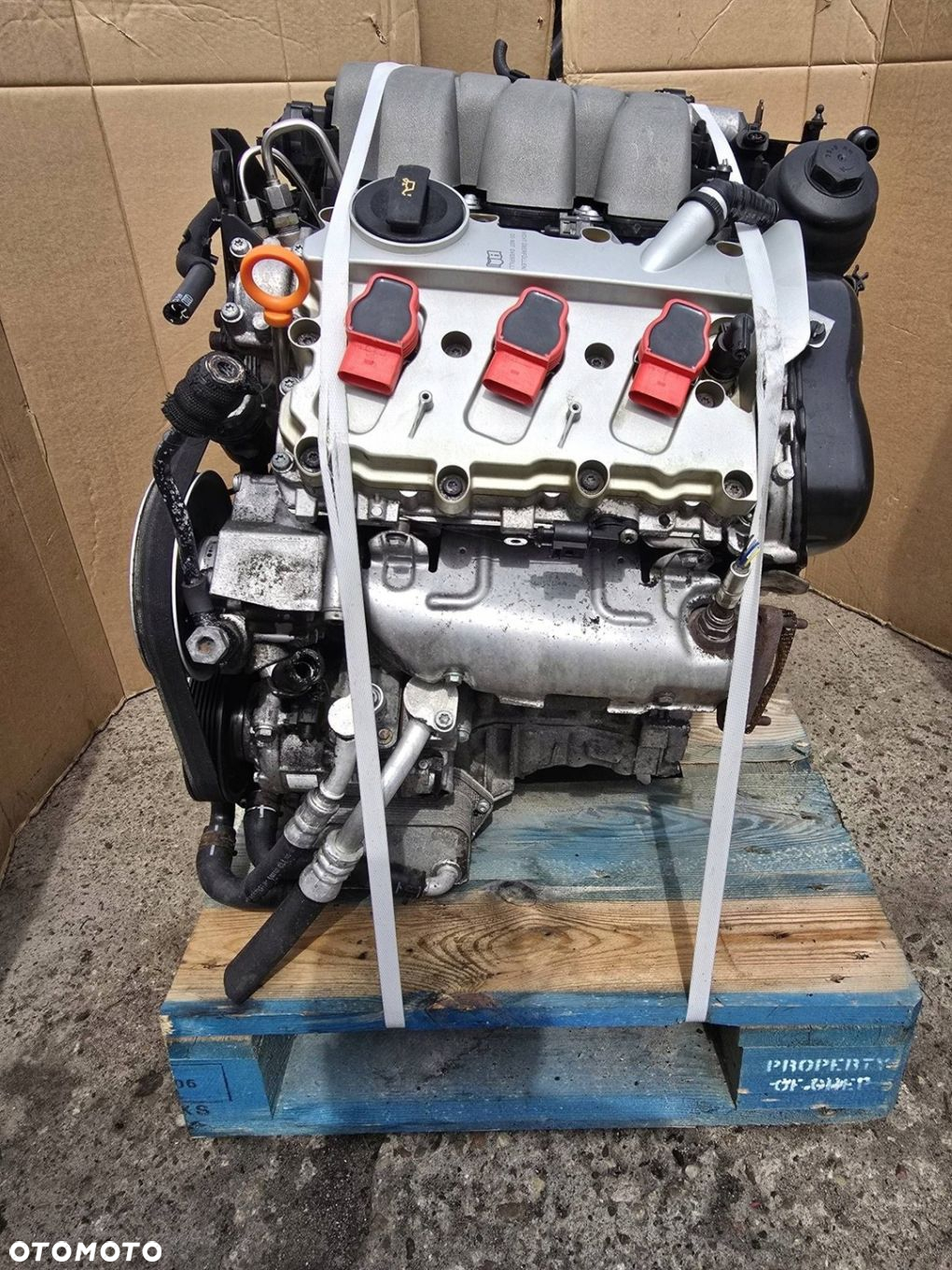 SILNIK KOMPLETNY AUDI A6 C6 2,4 BDW NR MAG 5057A - 2