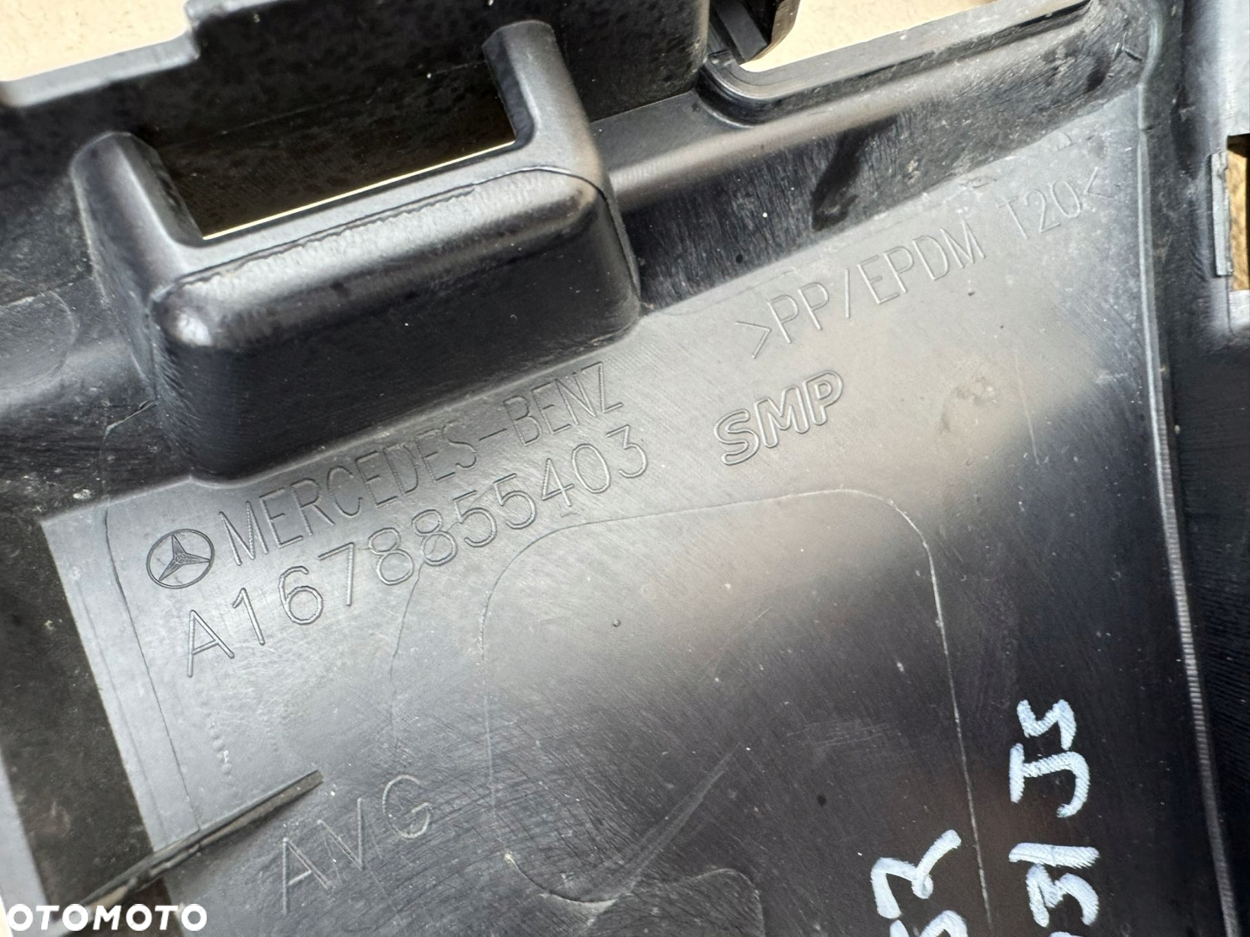 MERCEDES GLE W167 19R- ŚLIZG ZDERZAKA PRAWY PRZÓD PRZEDNI A1678855403 - 14